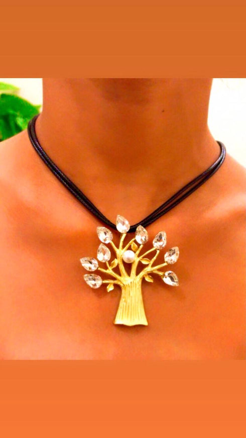 Golden Tree Necklace